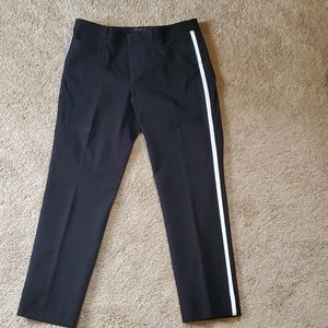 Banana Republic "Sloan" black crop pants